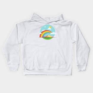 Sunset - Rainbow 3 Kids Hoodie